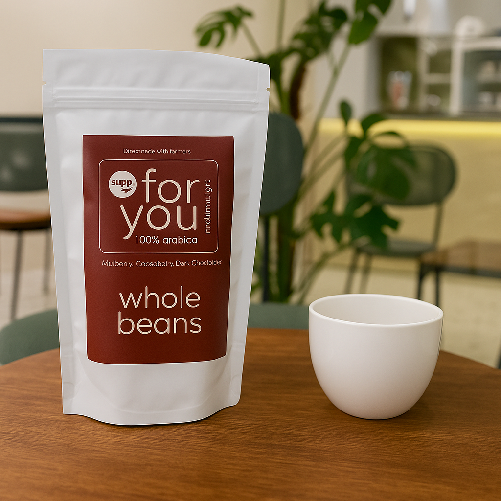 Medium roasted single estate coffee